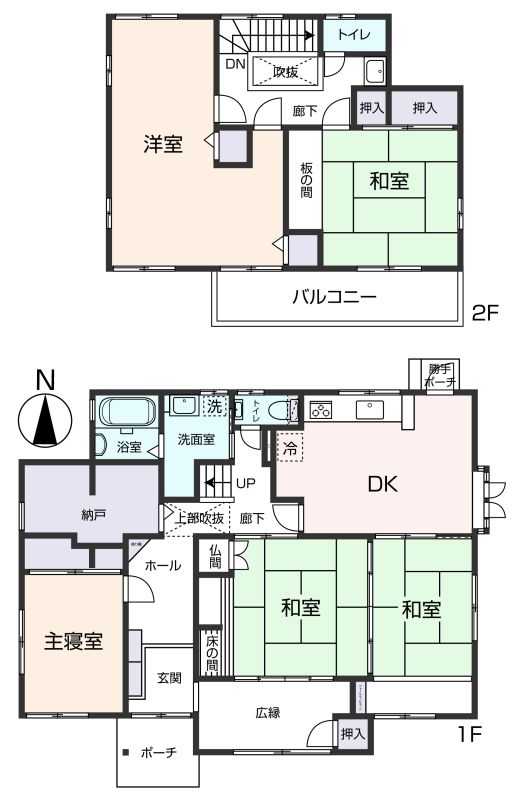 掲載の間取り図は設計図書を基に描き起こしたもので実際とは多少異なる場合があります。