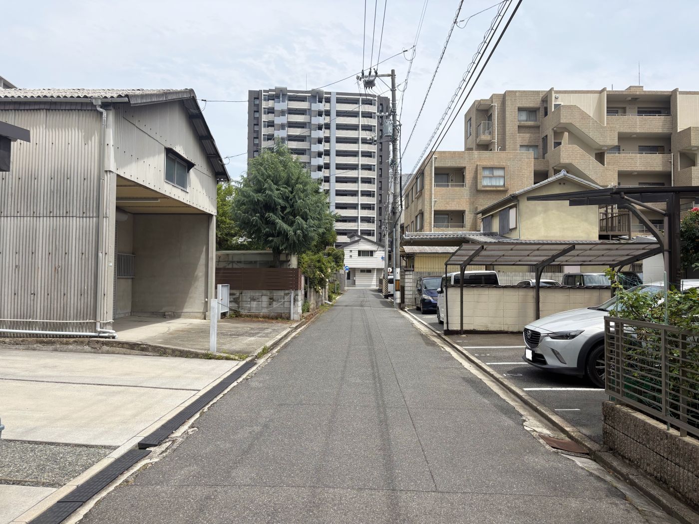前面道路・現地写真