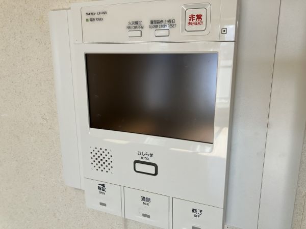 防犯設備 カメラ付きインターホン  写真撮影日：2025-03-10