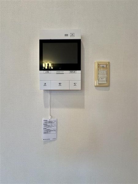 防犯設備 モニター付きインターフォン  写真撮影日：2025-02-23