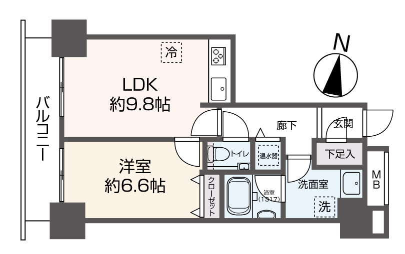 間取図 写真撮影日：2025-10-12