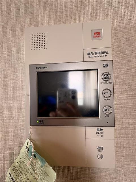 防犯設備 モニター付きインターフォン  写真撮影日：2026-01-22