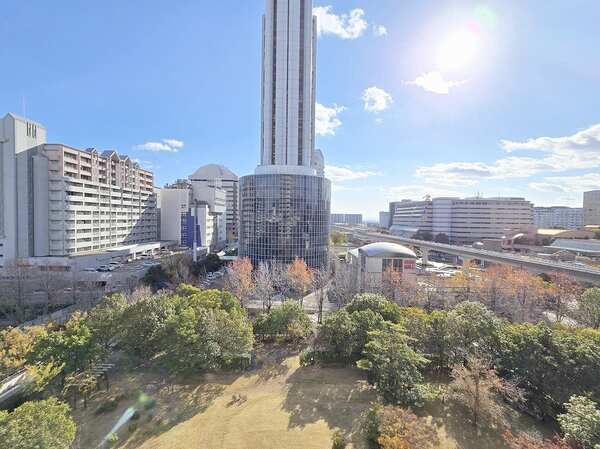 バルコニーからの眺望　南向きの陽当たりの良いお部屋