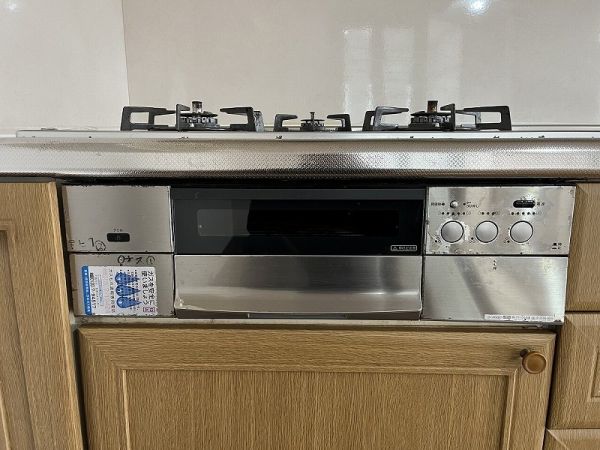 その他設備 ３口コンロ　グリル  写真撮影日：2025-04-12
