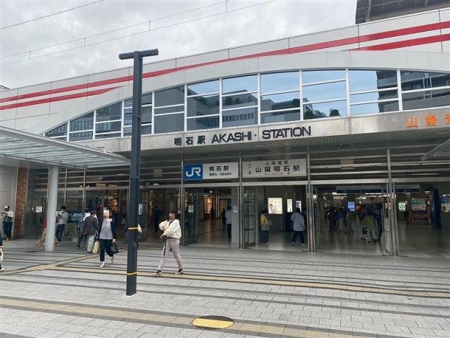 ＪＲ神戸線明石駅 1200m 写真撮影日：2025-05-31