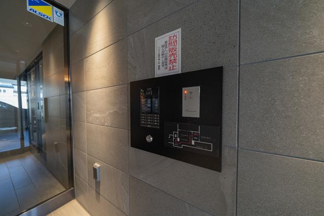 防犯設備 オートロックとTVモニター付インターフォン  写真撮影日：2026-01-22