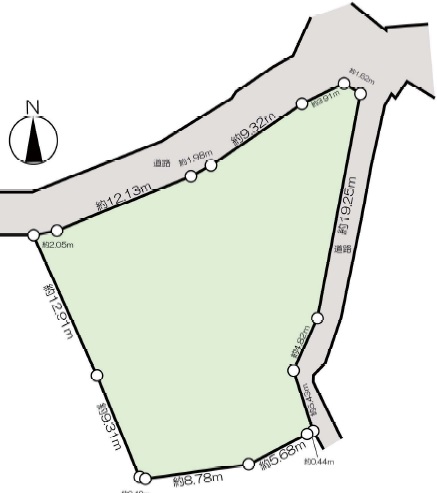 掲載の区画図は設計図書を基に描き起こしたもので実際とは多少異なる場合があります。