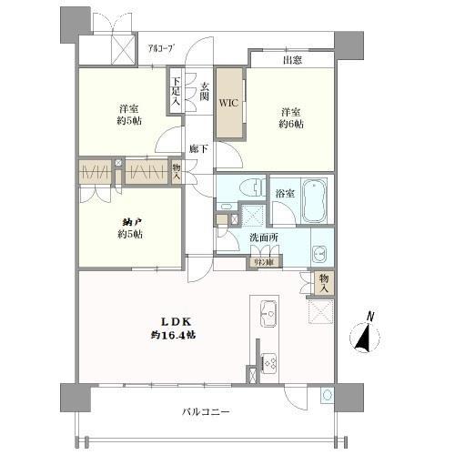 専有面積７５．０５?
