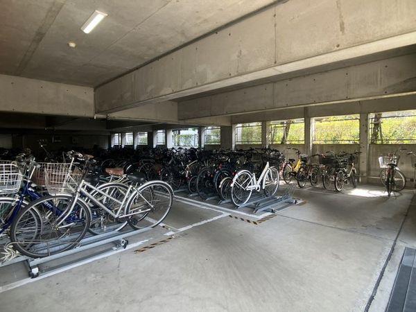 駐輪場（2026年2月撮影）
