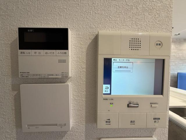 防犯設備 モニター付インターホン  写真撮影日：2026-04-10