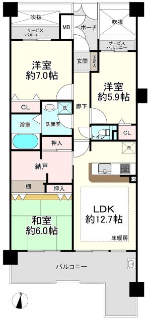 間取り図 