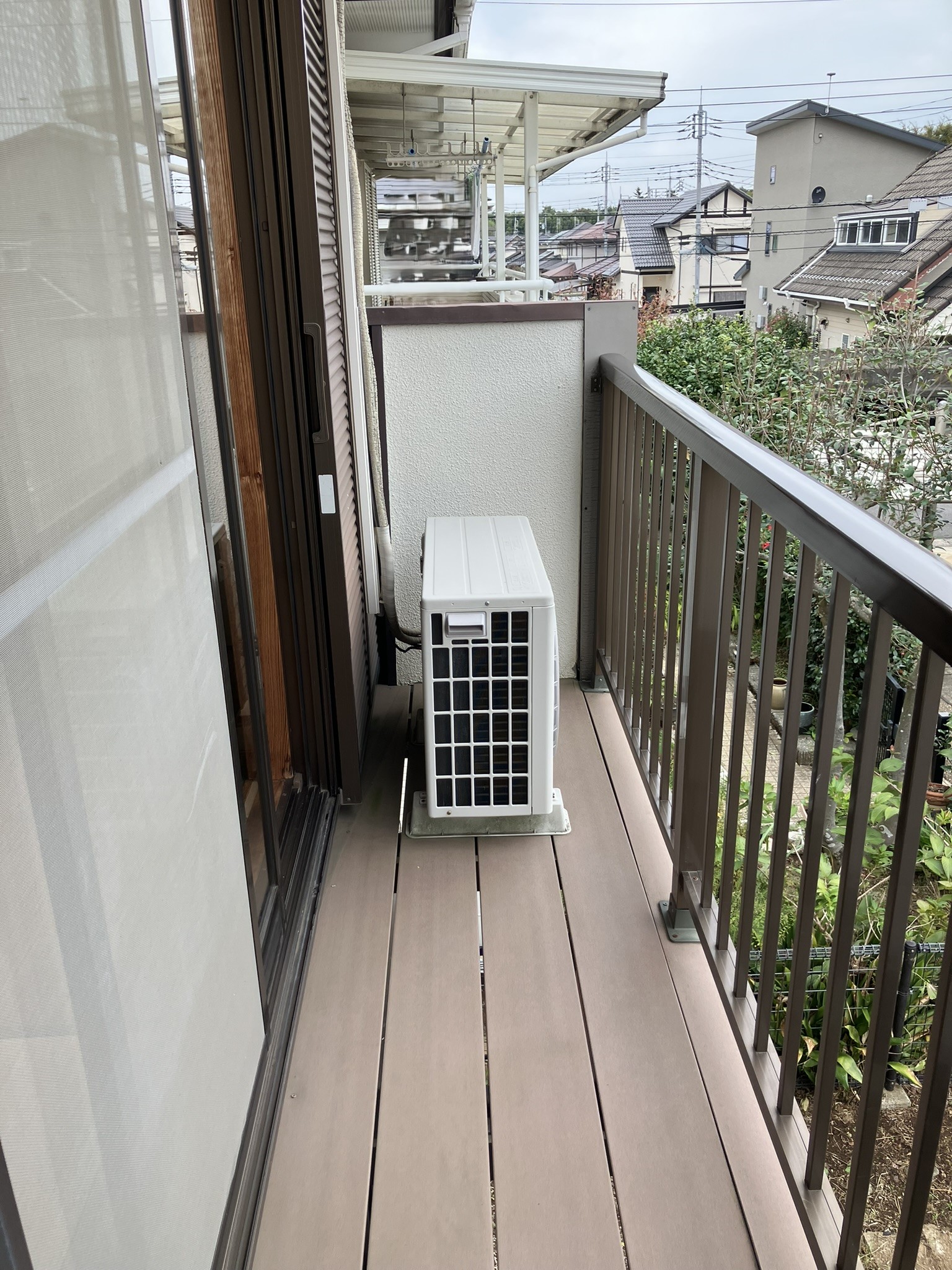 バルコニー（北東側） 写真撮影日：10/24/25, 12:00 AM