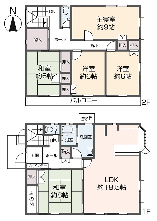 掲載の間取り図は設計図書を基に描き起こしたもので実際とは多少異なる場合があります。