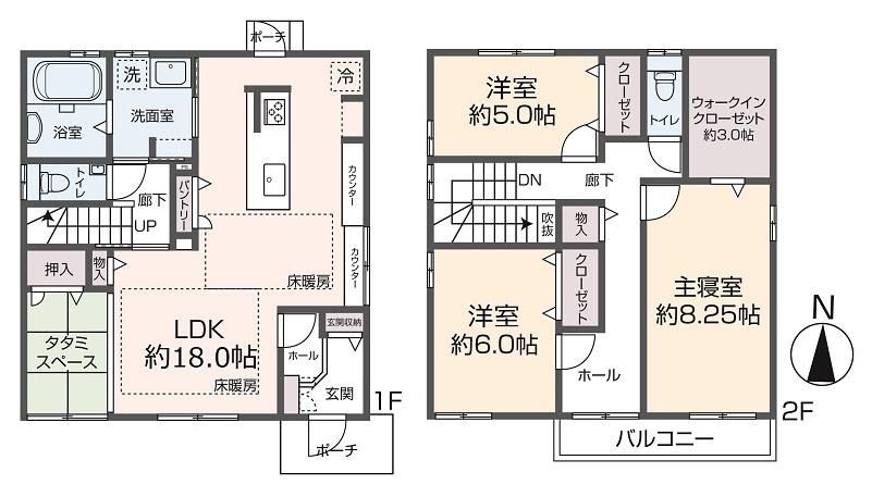 掲載の間取り図は設計図書を基に描き起こしたもので実際とは多少異なる場合があります。