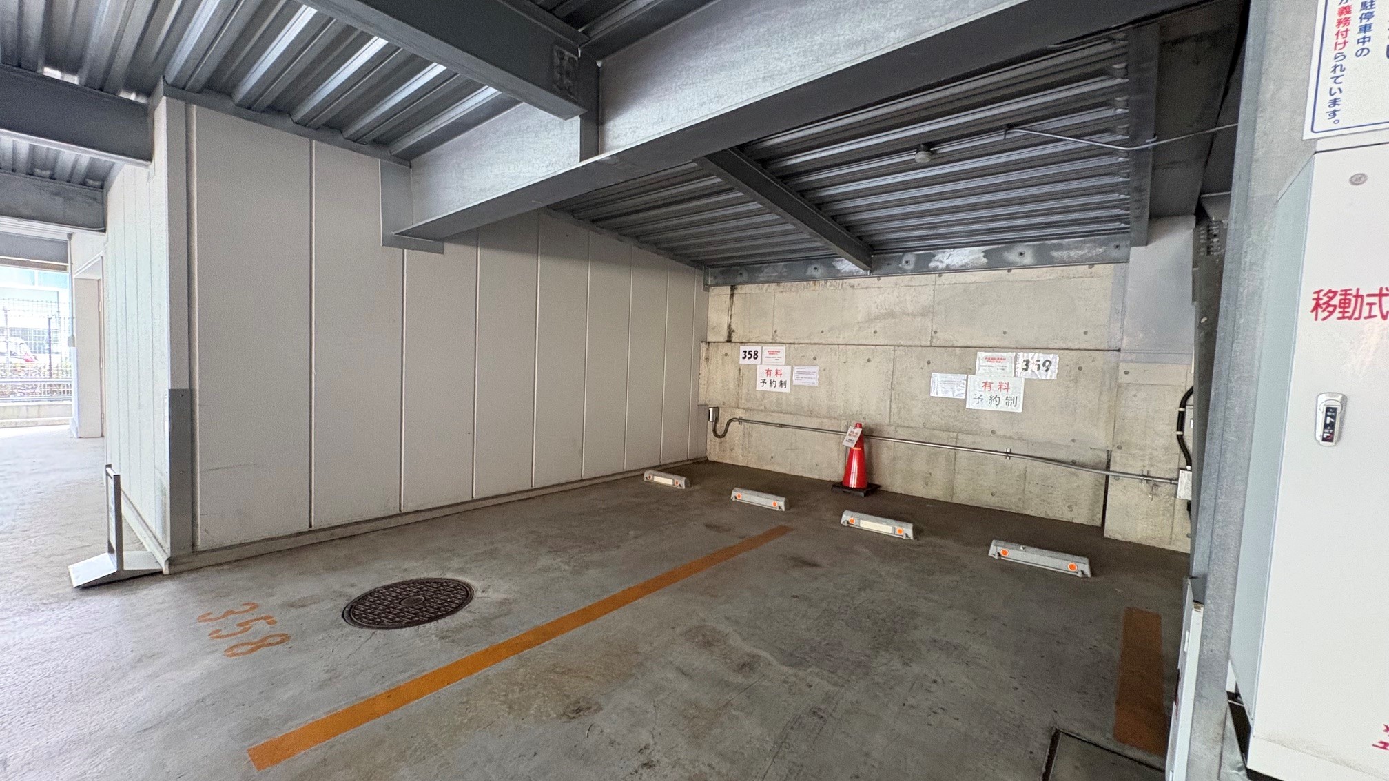 来客用駐車場（2026年7月撮影）