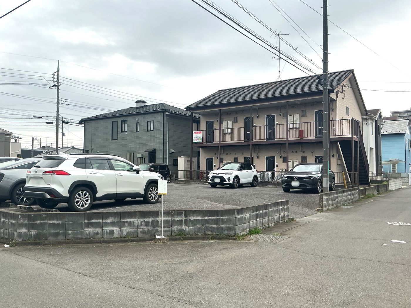 敷地　北西角から