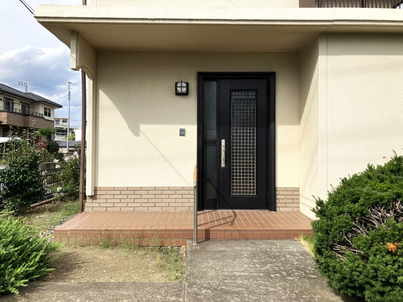 玄関外