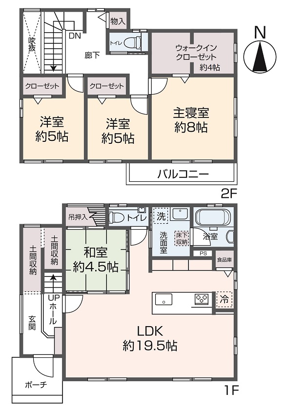 掲載の間取り図は設計図書を基に描き起こしたもので実際とは多少異なる場合があります。