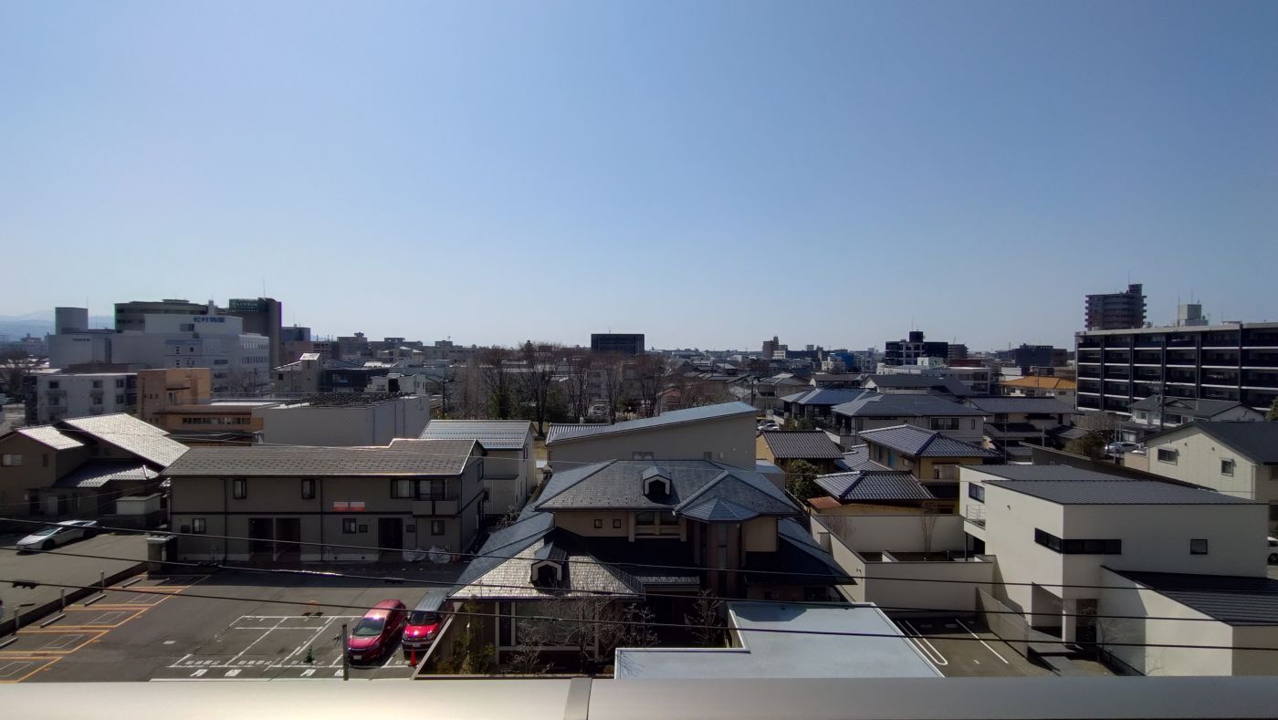 バルコニーからの眺望　２０２６年３月撮影