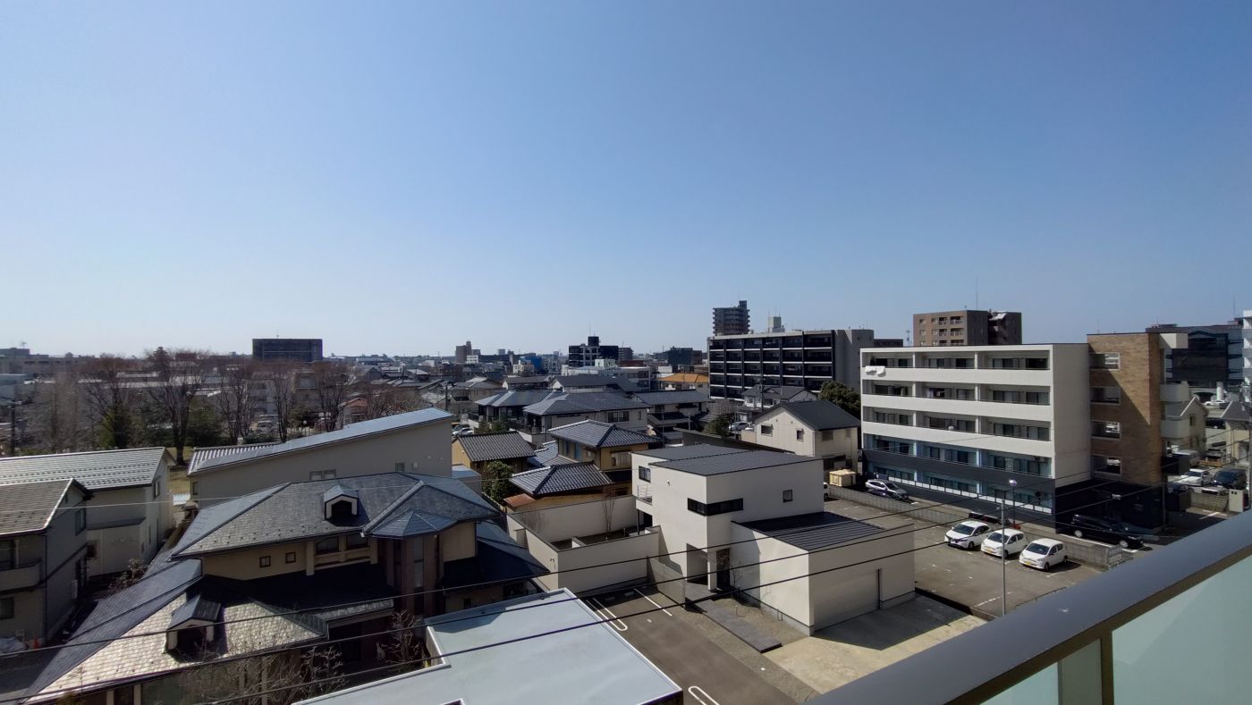 バルコニーからの眺望　２０２６年３月撮影