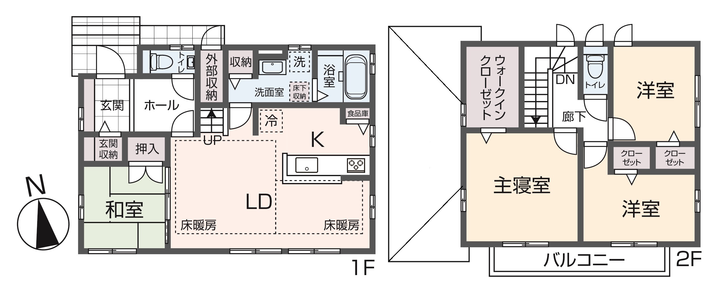 掲載の間取り図は設計図書を基に描き起こしたもので実際とは多少異なる場合があります。