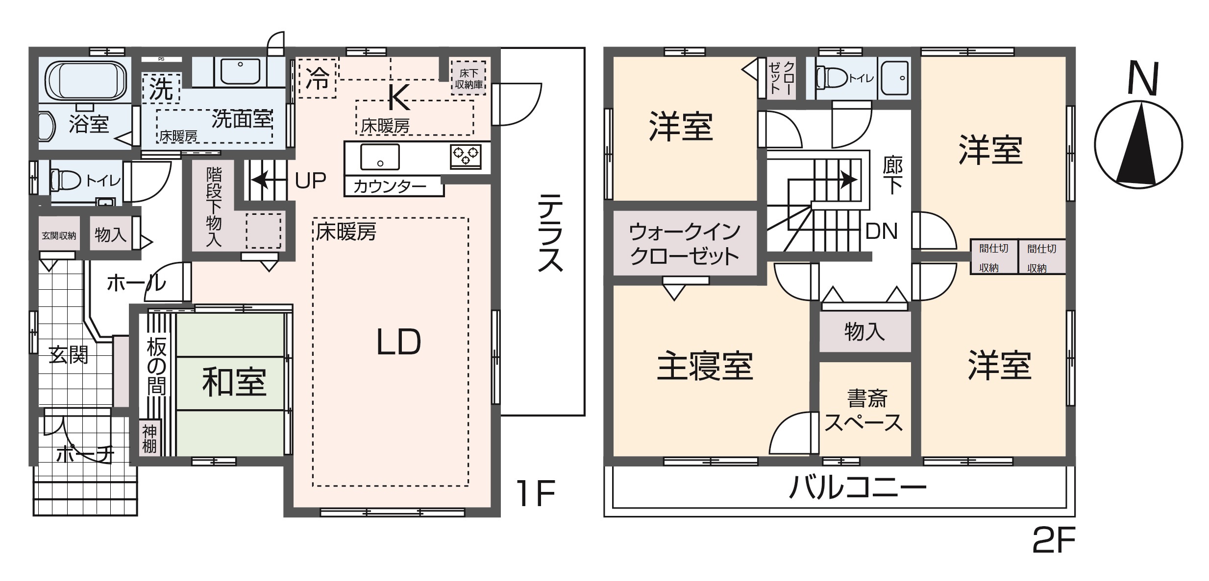 掲載の間取り図は設計図書を基に描き起こしたもので実際とは多少異なる場合があります。