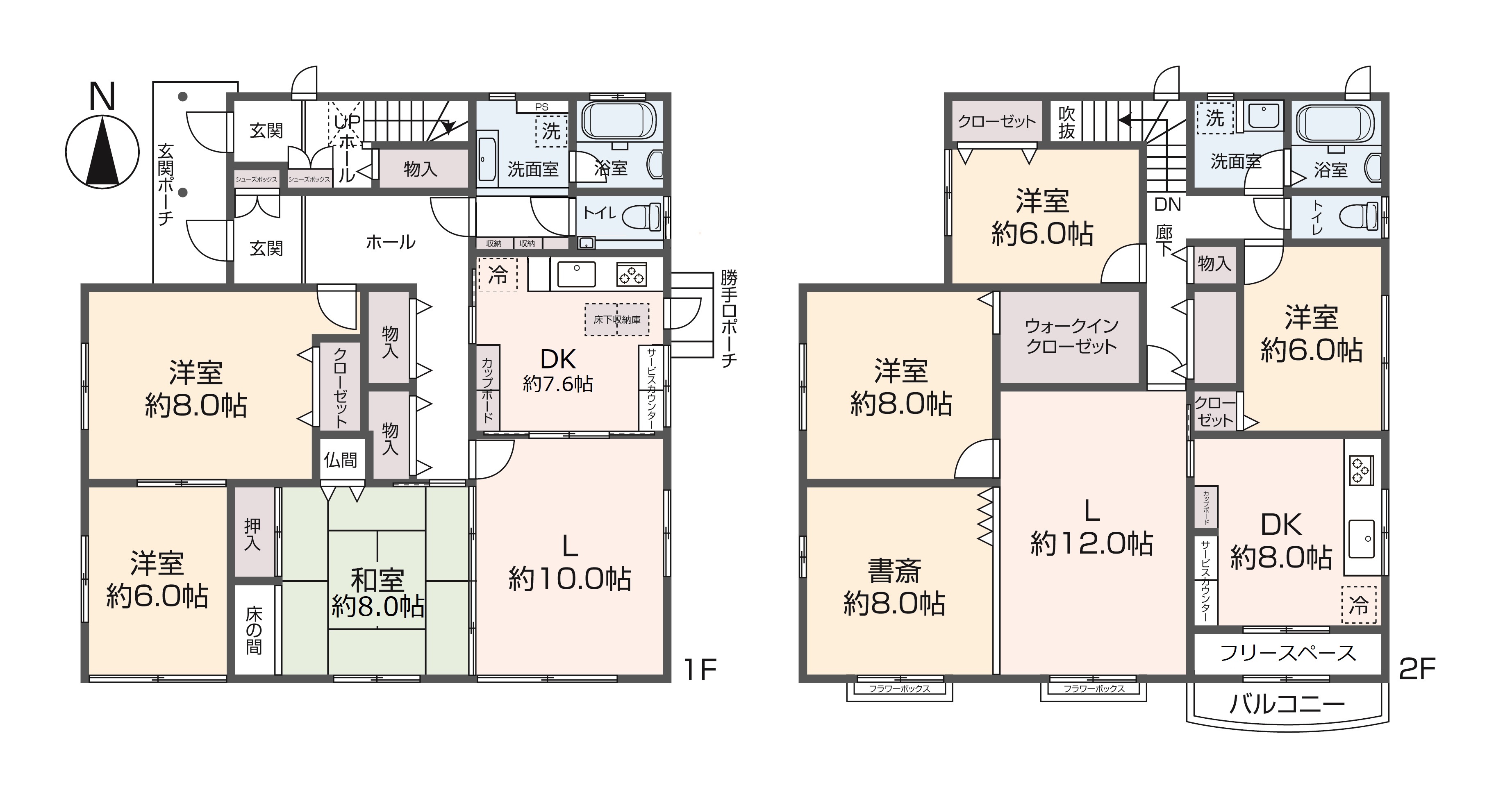 掲載の間取り図は設計図書を基に描き起こしたもので実際とは多少異なる場合があります。