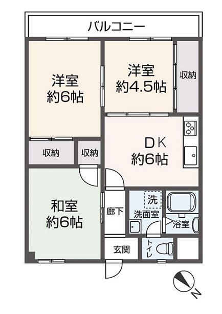 昭和リビエール　掲載の間取り図は設計図書を基に描き起こしたもので実際とは多少異なる場合があります。