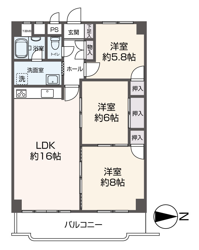 掲載の間取り図は設計図書を基に描き起こしたもので実際とは多少異なる場合があります。