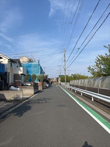 前面道路（２０２５年３月撮影）