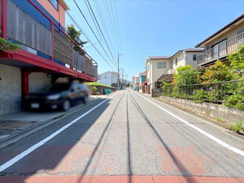 現地含む前面道路（２０２５年４月撮影）