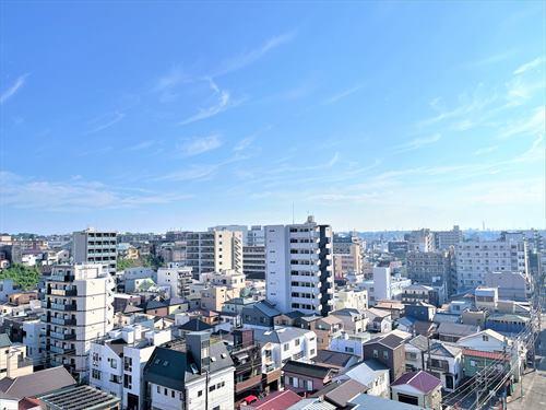 南東側バルコニーからの眺望（右側）