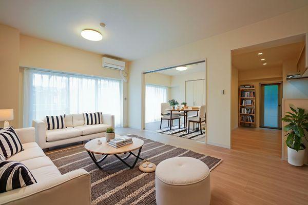 LDK他?●実際の写真をもとにCGで家具・その他のイメージを配置。家具等は価格に含まず。※現況引渡