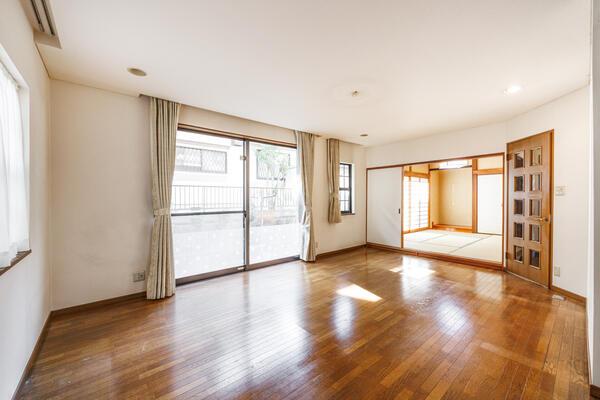 開放感のあるリビングダイニング