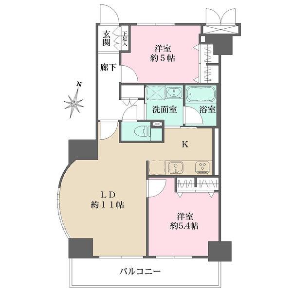 バルコニー面積8.19m2