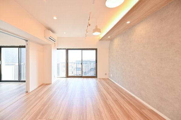 LDと約6.4帖の洋室にはエアコンが備わっており、新生活をスムーズにスタートしていただけます。