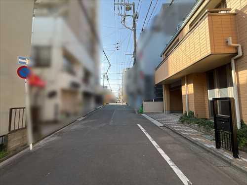 前面道路（２０２６．３月撮影）