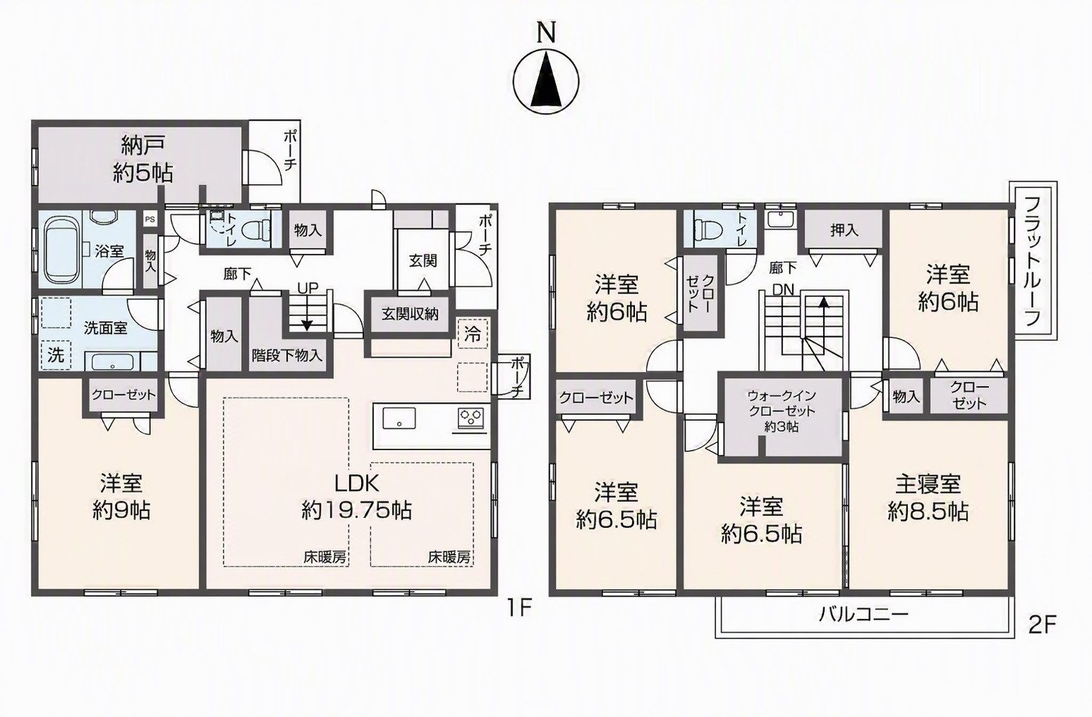 掲載の間取り図は設計図書を基に描き起こしたもので実際とは多少異なる場合があります。