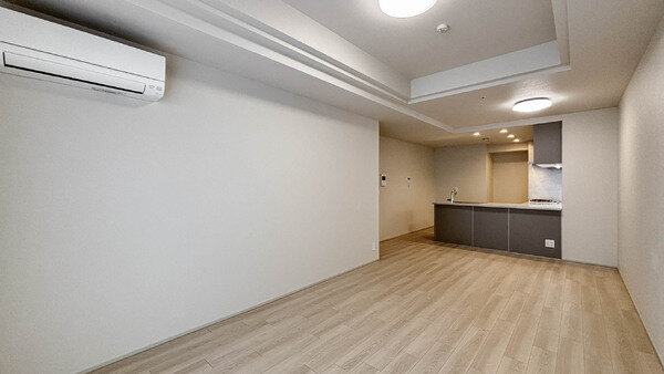 LD部分には、折り上げ天井が採用され、最大天井高は約2.7m確保されています。
