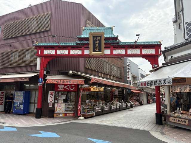 川崎大師仲見世通り 850m 写真撮影日：2026-07-26