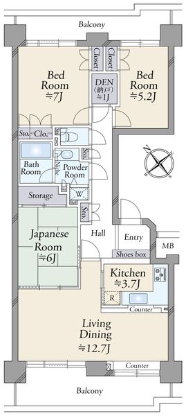 間取図(平面図)