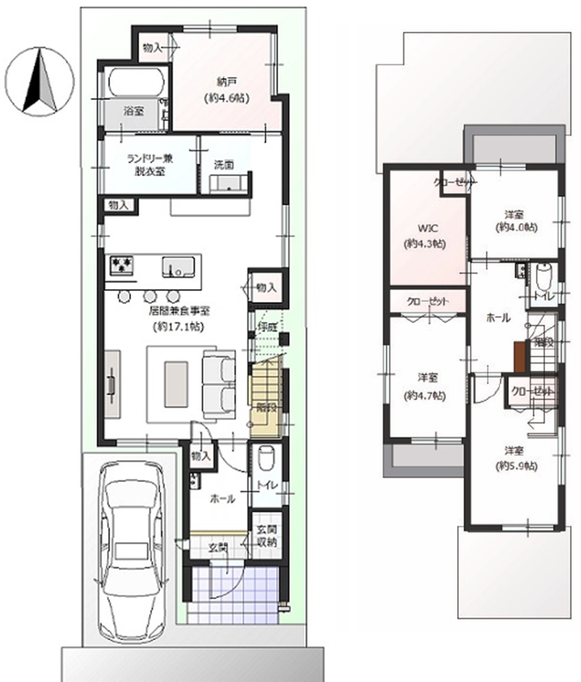 掲載の間取り図は設計図書を基に描き起こしたもので実際とは多少異なる場合があります。