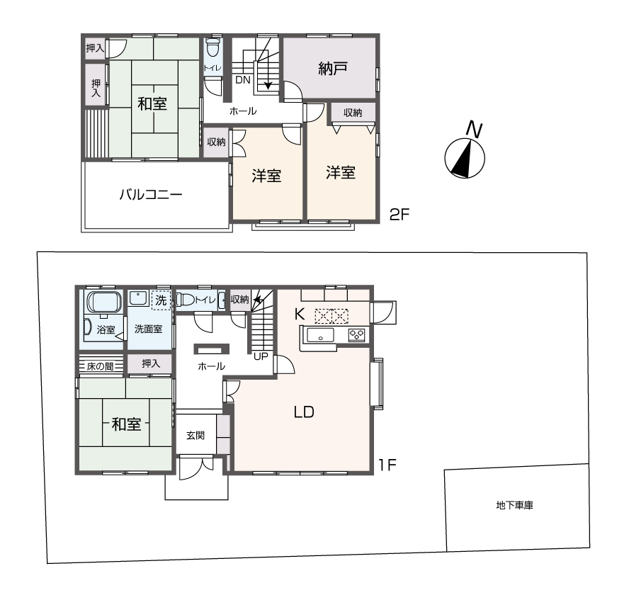 掲載の間取り図は設計図書を基に描き起こしたもので実際とは多少異なる場合があります。