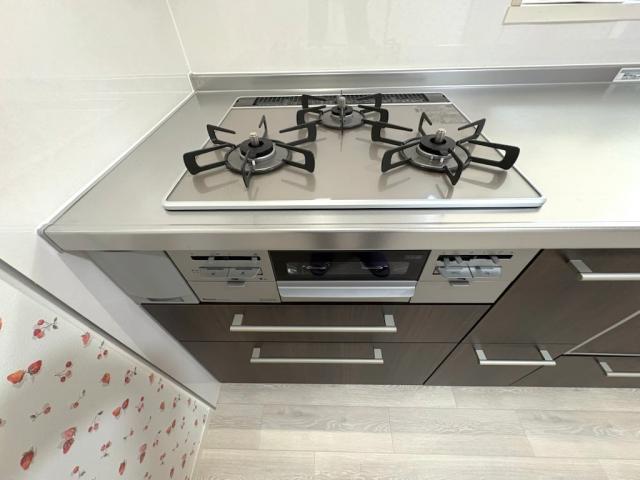 その他設備 グリル付き3口ガスコンロ  写真撮影日：2026-04-23