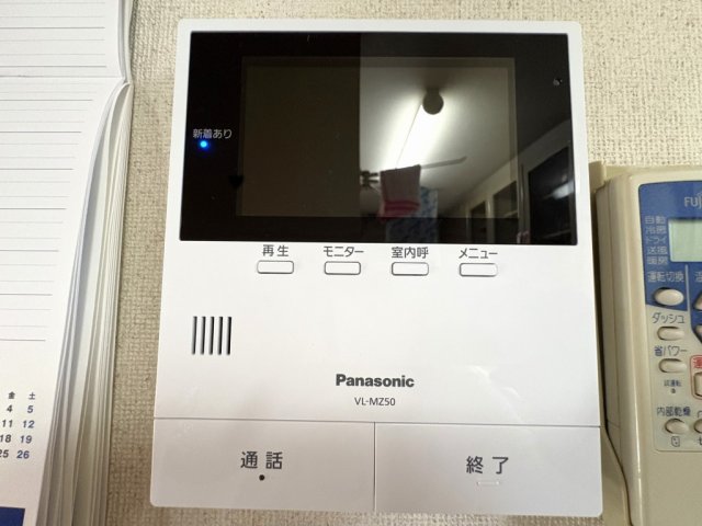 防犯設備 モニタ付きインターホン  写真撮影日：2026-07-27