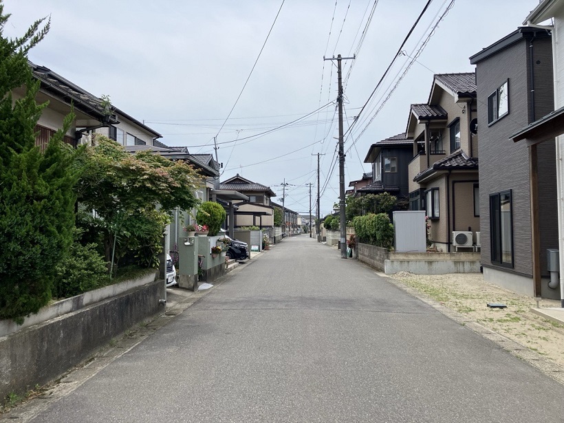 現地前面道路