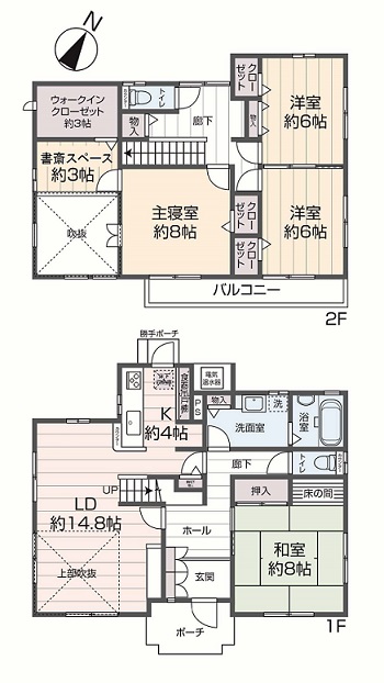掲載の間取り図は設計図書を基に描き起こしたもので実際とは多少異なる場合があります。