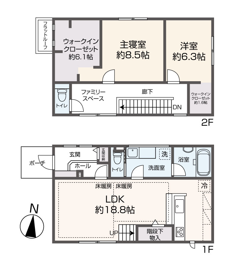掲載の間取り図は設計図書を基に描き起こしたもので実際とは多少異なる場合があります。