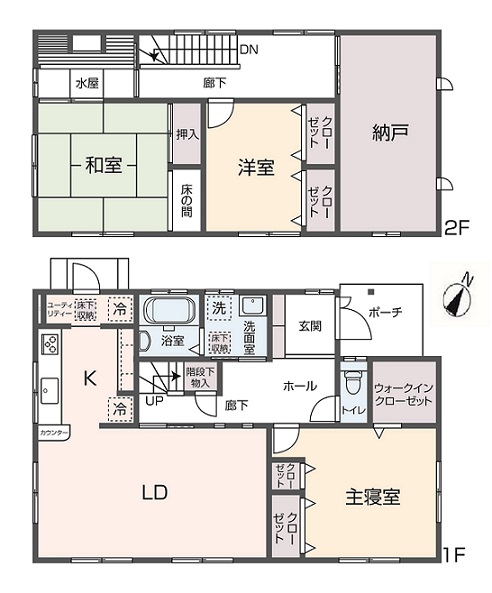掲載の間取り図は設計図書を基に描き起こしたもので実際とは多少異なる場合があります。