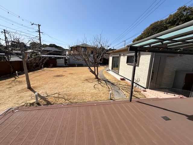 ウッドデッキ